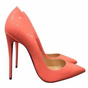 Christian Louboutin Flamingo Peach So Kate Pump